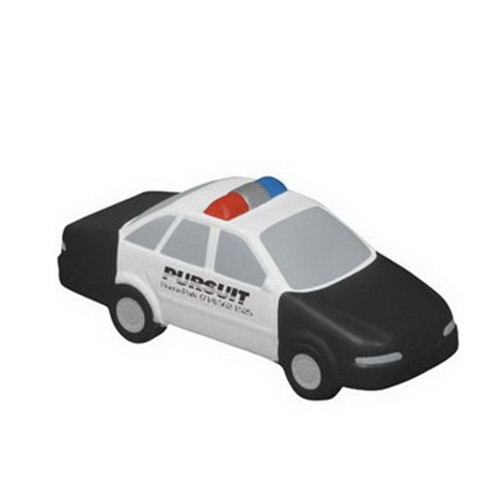 Promotional police car shape stress ball