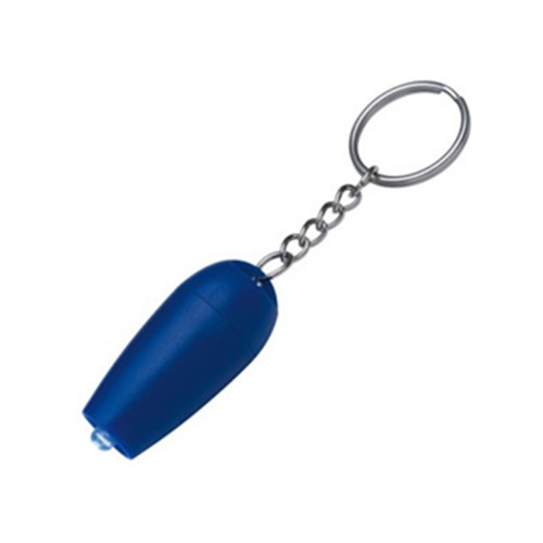 Promotional plastic led light keychain