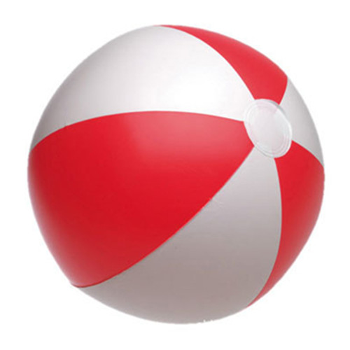 Promotional high quality six panel inflatable beach ball