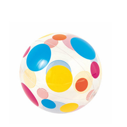 Promotional transparent colorful pvc inflatable beach ball