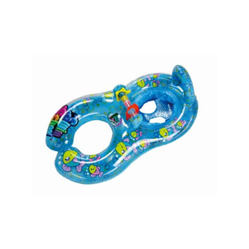 Mother and baby inflatable swimming ring, swim float raft
