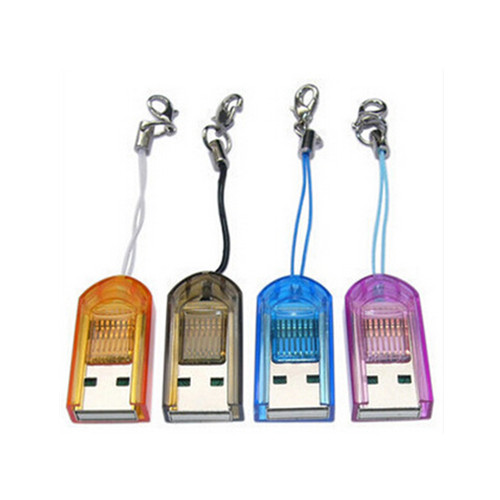 Mini computer card reader with keychain