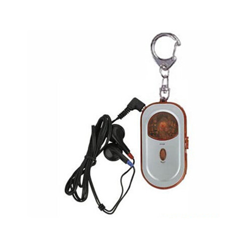 Mini pocket Fm radio with keychain and earphone