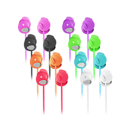 Candy color MEDIS earplugs headphones,mobile phone android headset