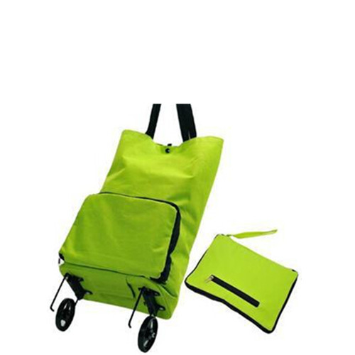 Cheap collapsible foldable wheeled trolley shopping cart