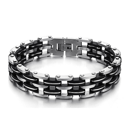 Promotional stainless steel fashional man bracelet