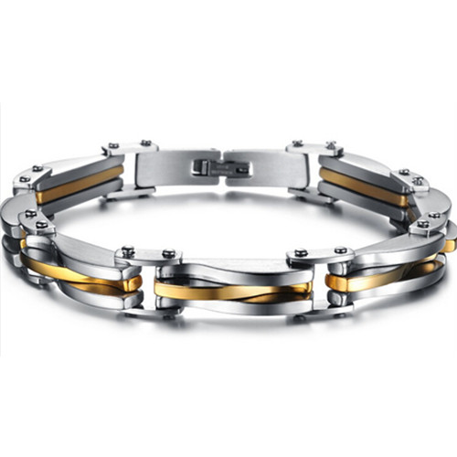 waterproof titanium germanium magnetic bracelet for man