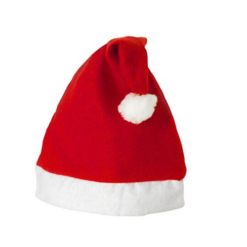 High Quality Handmade Soft Plush Christmas Santa Cap