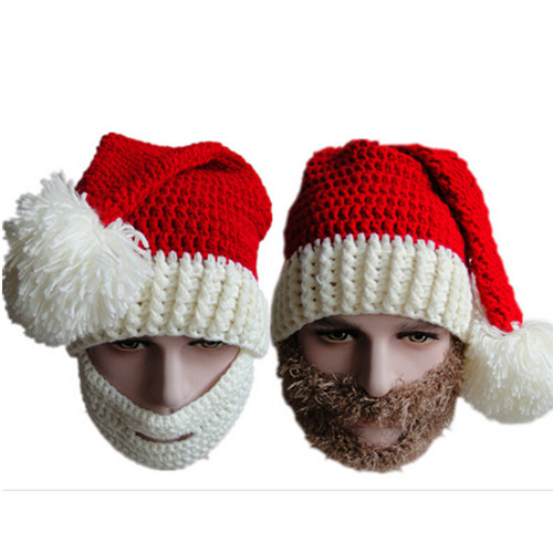 Promotional knitted winter warm christmas cap