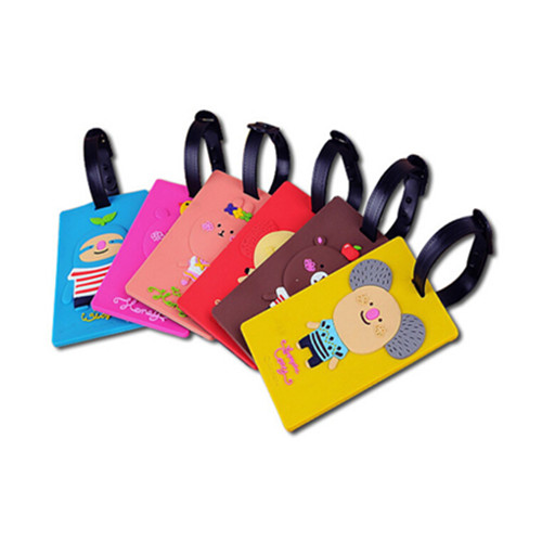 High Quality Plastic Promotional 3D PVC Luggage Tag