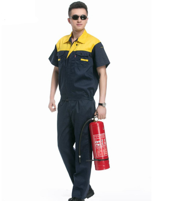 Promotional short sleeve labour working suit, labor work uniform