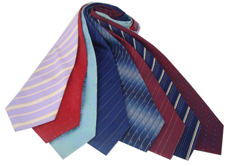 Promtional cheap silk polyester man tie, business men tie