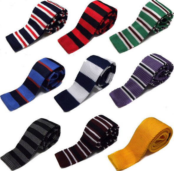 Wholesale knitting woven business men necktie, knitted men tie