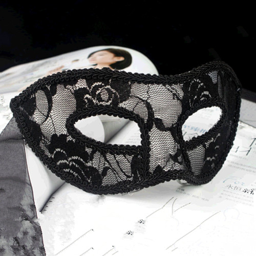 Italy black lace party mask for woman