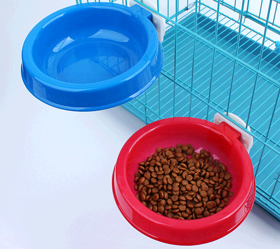 With hook plastic dog bowl, with buckle plastic pet bowl
