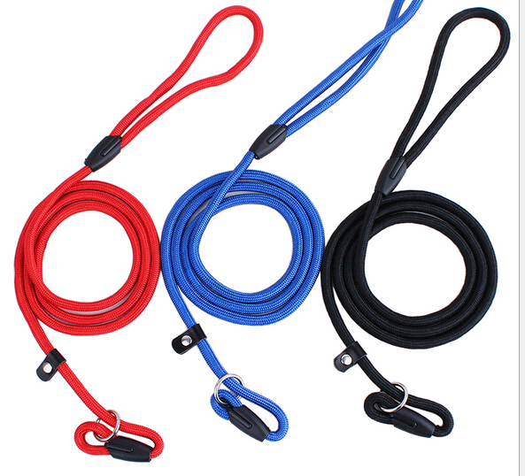 Nylon p chain dog pet collar, p chain pet lead leash