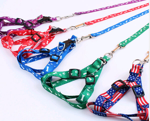 Promotional polyester pet collar and leash, dog collars and leashes