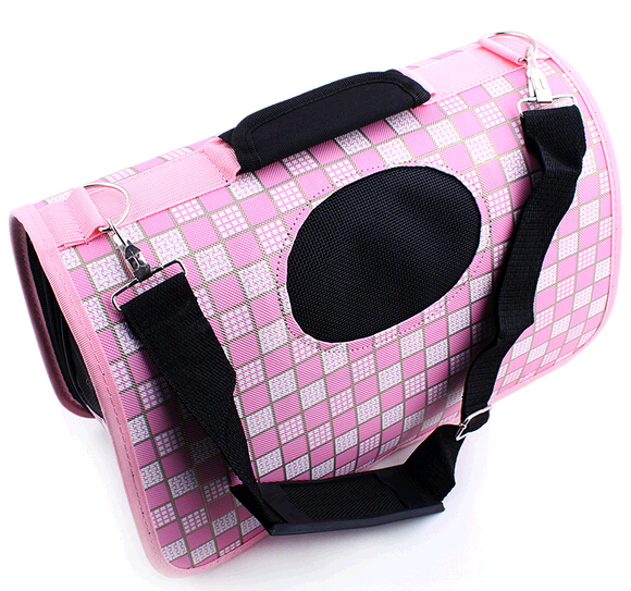 Wholesale Pink color dog pet carrier, dog bag