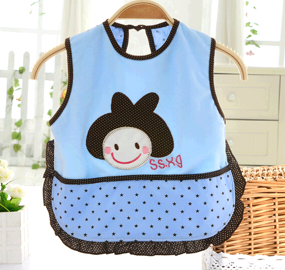 Promotional cheap baby outwear, baby overcloth,  baby bib cloth