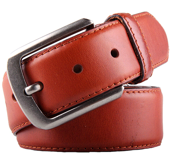 Fashion Men's Genuine Leather Belt with pin buckle