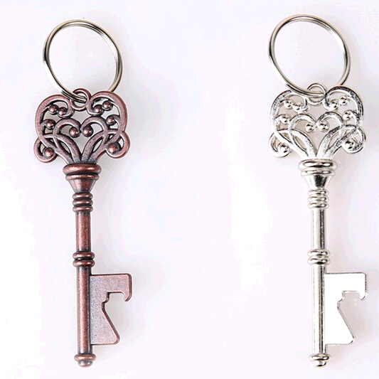 Promotional vintage style key shape bottle opener