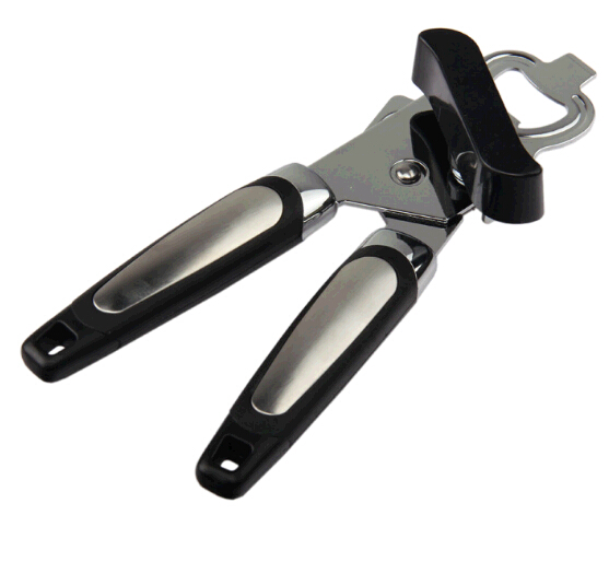 Wholesale promotional new style plastic handle stainless steel can opener