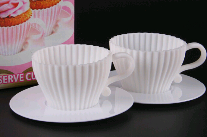 Wholesale customized cheap silicone cupcake moulds
