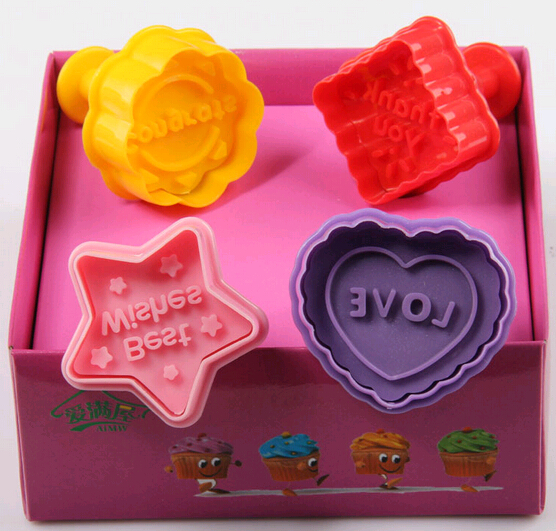 Wholesale star shape and stamp shape set muffin molds
