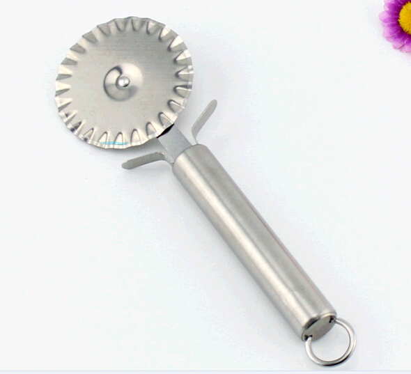 Wholesale cheap good quality stainless steel pizza knife, pizza cutter