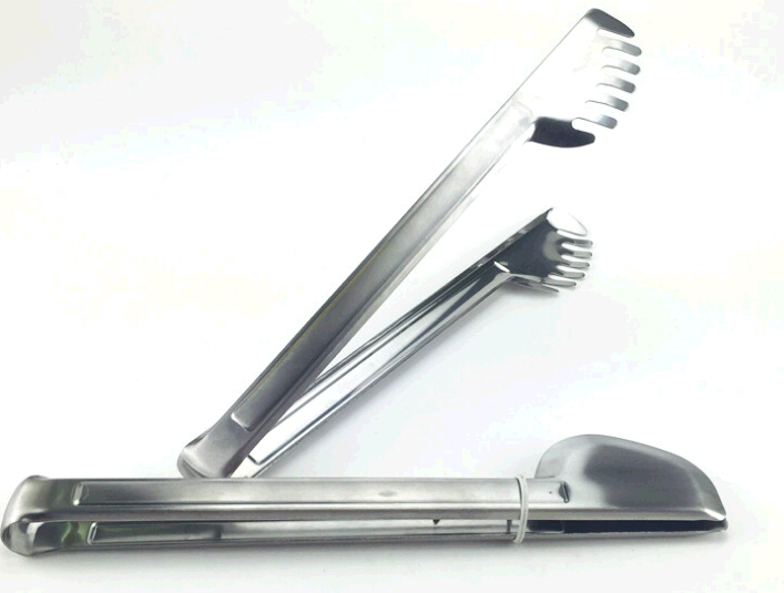Wholesale cheap stainless steel food clip, bbq clip, steak clip, bowl clip