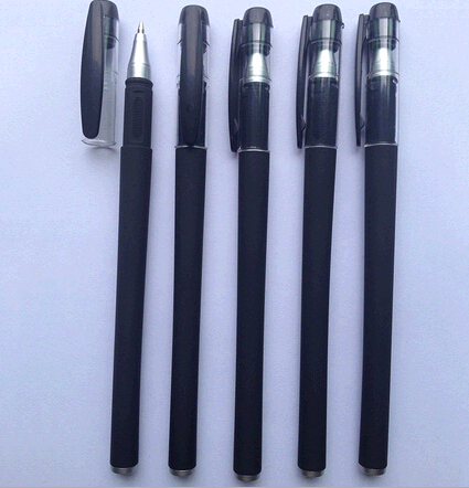 Wholesale good quality cheap black color gel pen