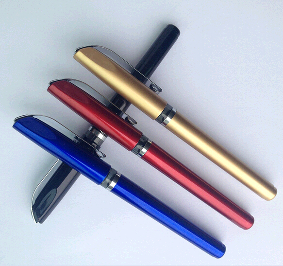 Promotional cheap style blue color ballpoint pen