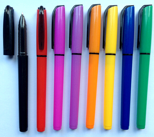 Wholesale cheap orange color ballpoint pen