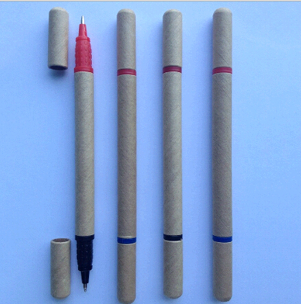 Promotional two sides eco-friendly recycle paper pen