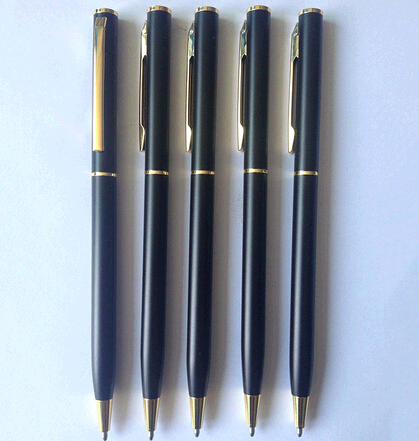 Promotional gift business pen, good quality thin metal pen