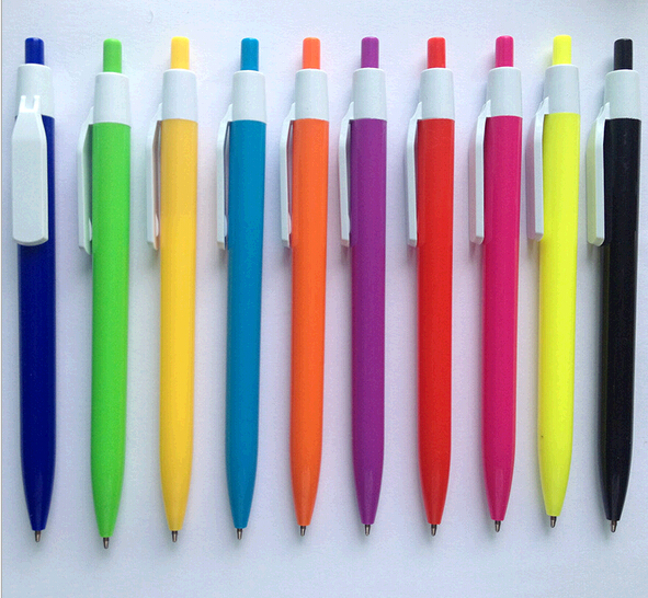 Wholesale cheap advertising plastic pen, give away plastic pen