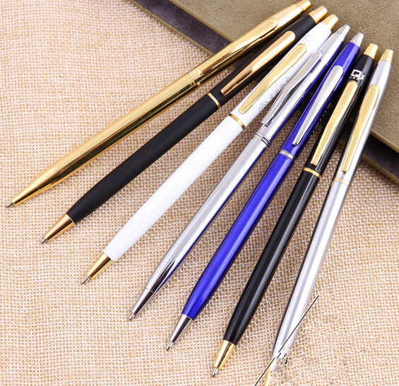 Wholesale good quality cheap thin metal pen