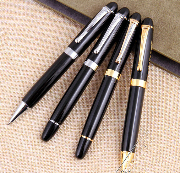 Wholesale good quality black color business metal pen