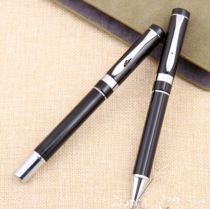 Wholesale promotional good quality black color metal pen