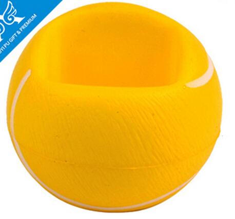 Wholesale tennis shape pu foam stress ball