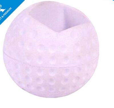 Wholesale golf shape pen holder function pu stress ball