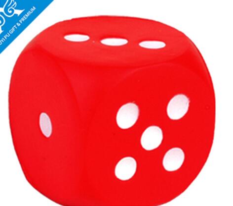 Wholesale 5cm cube dice shape pu stress ball