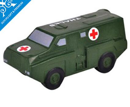Wholesale green color ambulance pu stress ball