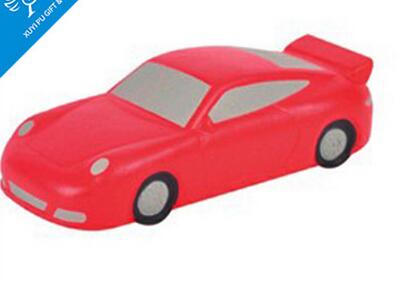 Wholesale red color roadster shape pu stress ball
