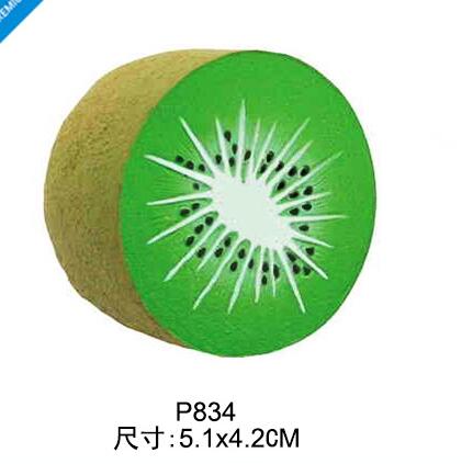 Wholesale kiwi fruit shape pu stress ball