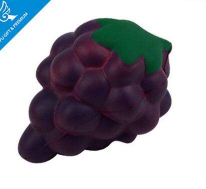 Wholesale grape shape pu stress ball