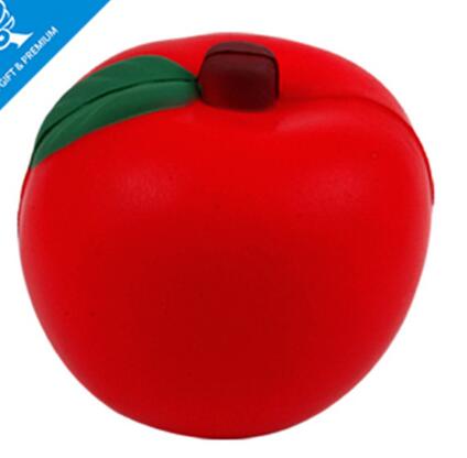 Wholesale apple shape pu stress ball