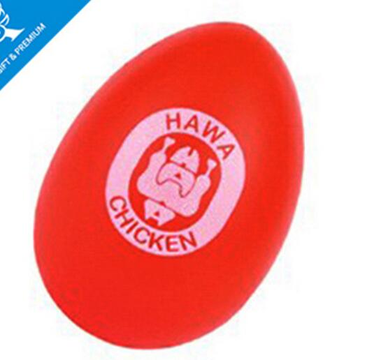 Wholesale red egg shape pu stress ball