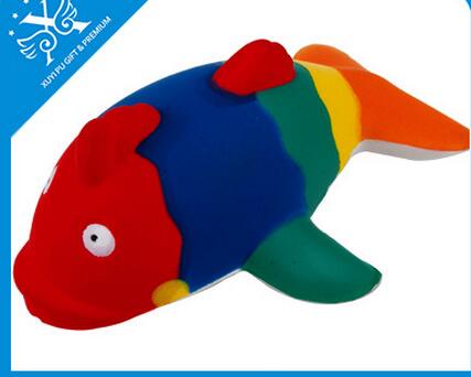 Wholesale colorful fish pu stress ball