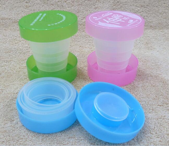 Wholesale cheap retractable plastic folding cup